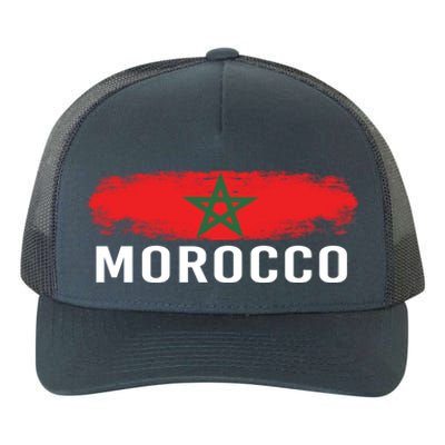 Moorish American Morocco Flag Moroccan Soccer Supporter Gift Yupoong Adult 5-Panel Trucker Hat