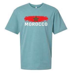 Moorish American Morocco Flag Moroccan Soccer Supporter Gift Sueded Cloud Jersey T-Shirt