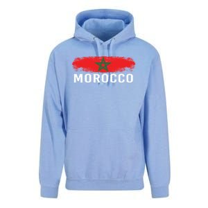 Moorish American Morocco Flag Moroccan Soccer Supporter Gift Unisex Surf Hoodie