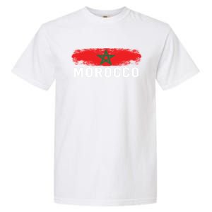 Moorish American Morocco Flag Moroccan Soccer Supporter Gift Garment-Dyed Heavyweight T-Shirt