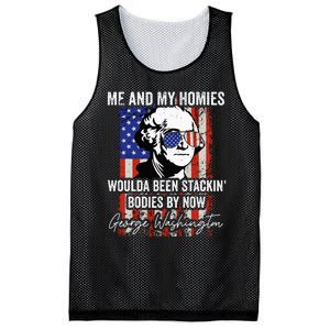 Me And My Homies Would Be Stacking Bodies By Now Mesh Reversible Basketball Jersey Tank