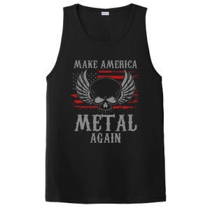 Make America Metal Again Heavy Metal Rock PosiCharge Competitor Tank