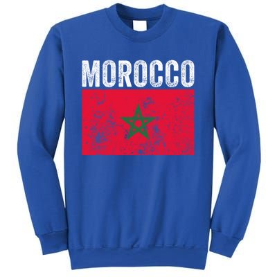 Moorish American Morocco Flag Moroccan Soccer Supporter Gift Sweatshirt