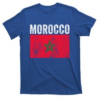 Moorish American Morocco Flag Moroccan Soccer Supporter Gift T-Shirt