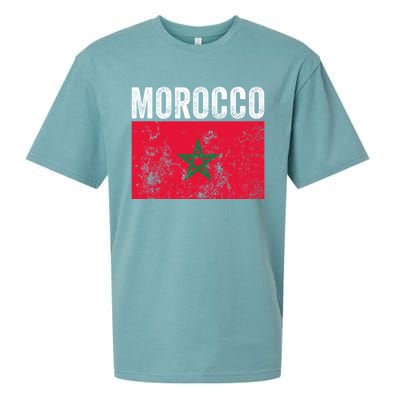 Moorish American Morocco Flag Moroccan Soccer Supporter Gift Sueded Cloud Jersey T-Shirt