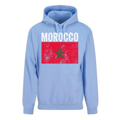 Moorish American Morocco Flag Moroccan Soccer Supporter Gift Unisex Surf Hoodie