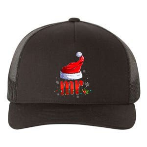 Mr And Mrs Santa Hat Matching Couples Christmas Pajamas P Yupoong Adult 5-Panel Trucker Hat