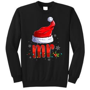 Mr And Mrs Santa Hat Matching Couples Christmas Pajamas P Sweatshirt