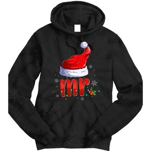 Mr And Mrs Santa Hat Matching Couples Christmas Pajamas P Tie Dye Hoodie