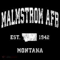 Malmstrom Afb Montana Mt Vintage Athletic Sports 7-Panel Snapback Hat