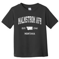 Malmstrom Afb Montana Mt Vintage Athletic Sports Toddler T-Shirt