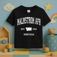 Malmstrom Afb Montana Mt Vintage Athletic Sports Toddler T-Shirt