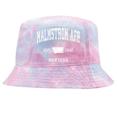 Malmstrom Afb Montana Mt Vintage Athletic Sports Tie-Dyed Bucket Hat