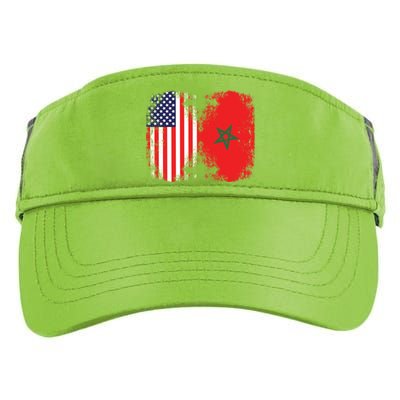 Moorish American Morocco Flag Moroccan Soccer Supporter Meaningful Gift Adult Drive Performance Visor