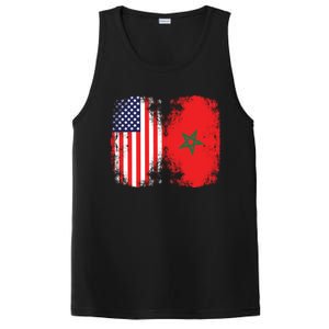 Moorish American Morocco Flag Moroccan Soccer Supporter Meaningful Gift PosiCharge Competitor Tank