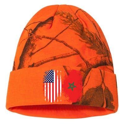 Moorish American Morocco Flag Moroccan Soccer Supporter Meaningful Gift Kati Licensed 12" Camo Beanie