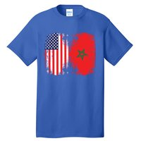 Moorish American Morocco Flag Moroccan Soccer Supporter Meaningful Gift Tall T-Shirt