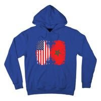 Moorish American Morocco Flag Moroccan Soccer Supporter Meaningful Gift Tall Hoodie