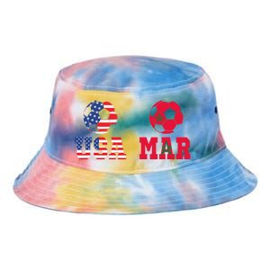 Moorish American Morocco Flag Moroccan Soccer Supporter Gift Tie Dye Newport Bucket Hat