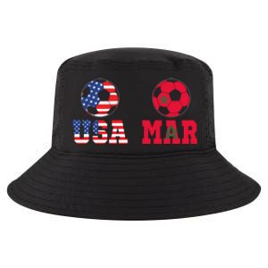 Moorish American Morocco Flag Moroccan Soccer Supporter Gift Cool Comfort Performance Bucket Hat