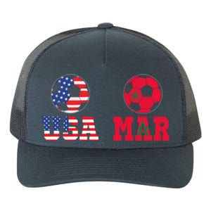 Moorish American Morocco Flag Moroccan Soccer Supporter Gift Yupoong Adult 5-Panel Trucker Hat