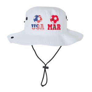 Moorish American Morocco Flag Moroccan Soccer Supporter Gift Legacy Cool Fit Booney Bucket Hat