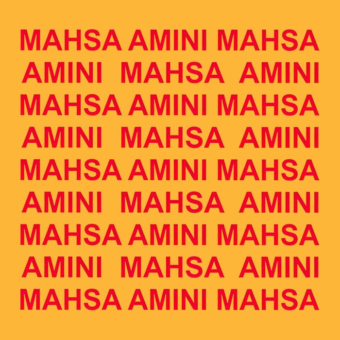 Mahsa Amini Pom Pom 12in Knit Beanie