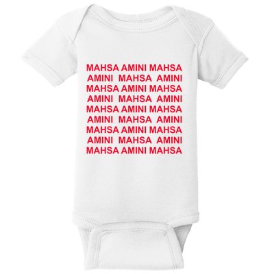 Mahsa Amini Baby Bodysuit