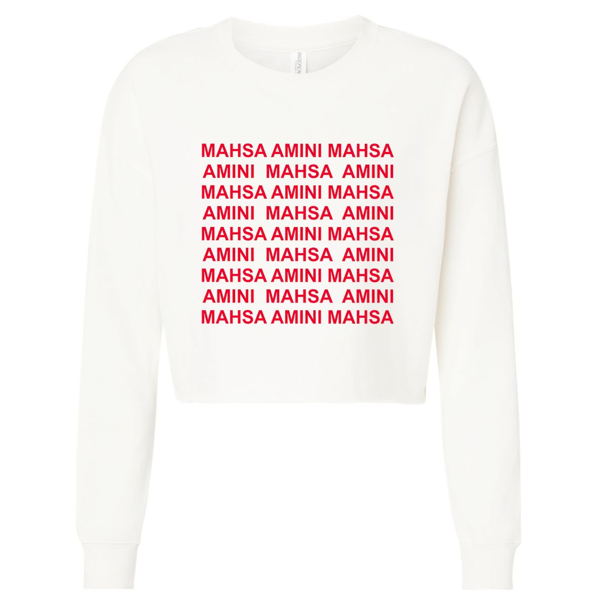 Mahsa Amini Cropped Pullover Crew