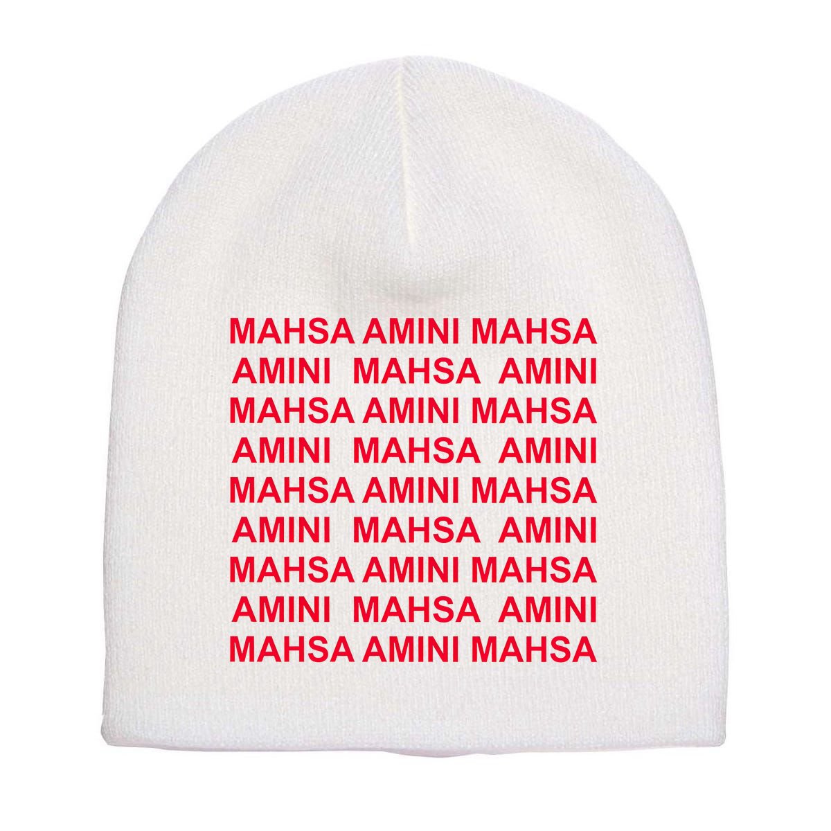 Mahsa Amini Short Acrylic Beanie