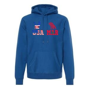 Moorish American Morocco Flag Moroccan Soccer Supporter Gift Premium Hoodie