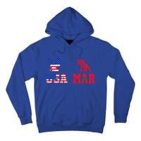 Moorish American Morocco Flag Moroccan Soccer Supporter Gift Tall Hoodie