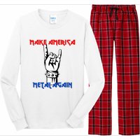 Make America Metal Again Rock Music Long Sleeve Pajama Set