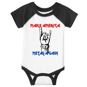 Make America Metal Again Rock Music Infant Baby Jersey Bodysuit