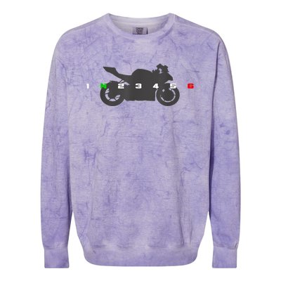 Motorcycle Apparel Motorcycle Colorblast Crewneck Sweatshirt