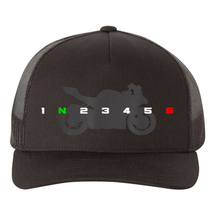 Motorcycle Apparel Motorcycle Yupoong Adult 5-Panel Trucker Hat