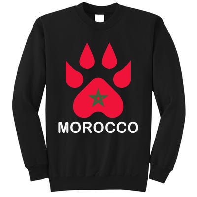 Moorish American Morocco Flag Moroccan Soccer Supporter Sweatshirt