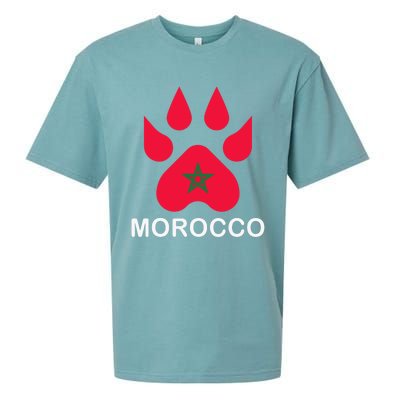 Moorish American Morocco Flag Moroccan Soccer Supporter Sueded Cloud Jersey T-Shirt