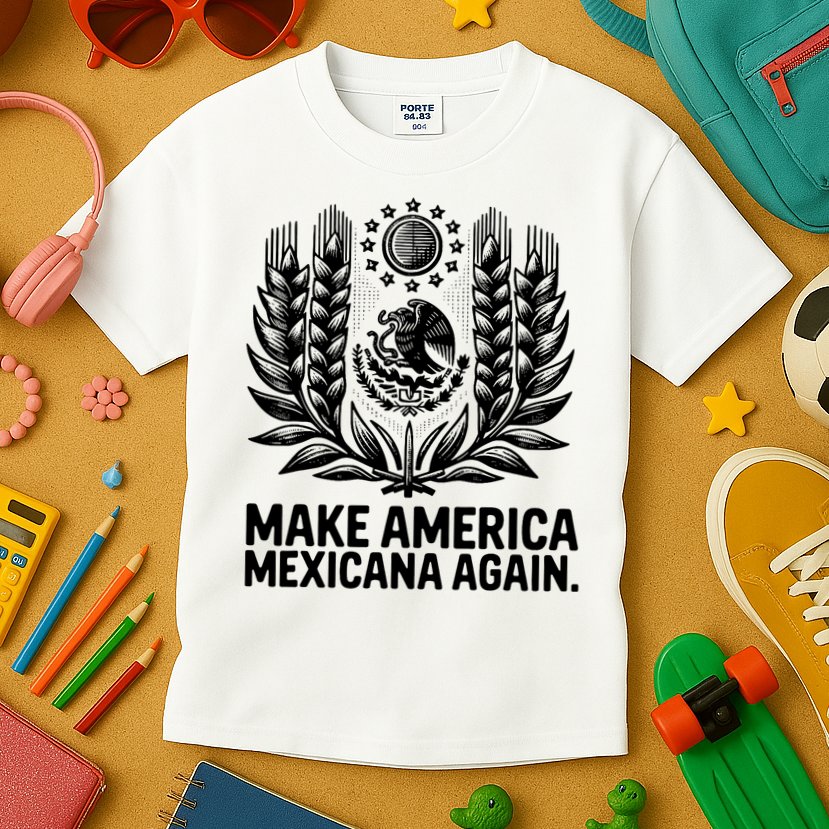 Make America Mexicana Again Funny Mexican Kids T-Shirt