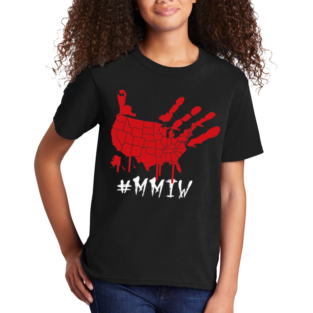 Missing And Murdered Indigenous Women Mmiw Kids T-Shirt