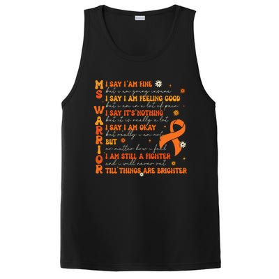 Ms Awareness Multiple Sclerosis Awareness PosiCharge Competitor Tank