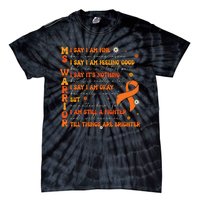 Ms Awareness Multiple Sclerosis Awareness Tie-Dye T-Shirt