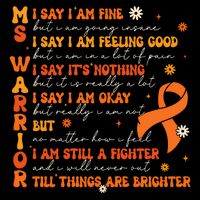 Ms Awareness Multiple Sclerosis Awareness Cropped Pullover Crew