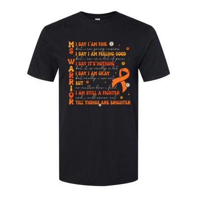 Ms Awareness Multiple Sclerosis Awareness Softstyle CVC T-Shirt