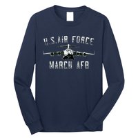 March Afb March Force Base California Veteran Gift Long Sleeve Shirt