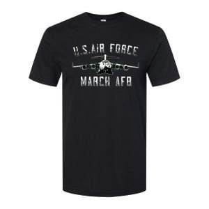 March Afb March Force Base California Veteran Gift Softstyle CVC T-Shirt