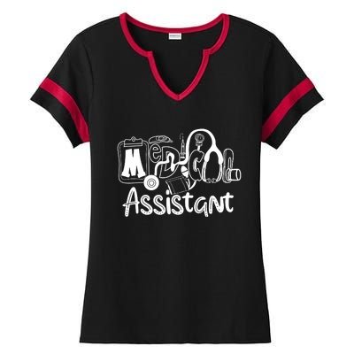 Medical Assistant Ladies Halftime Notch Neck Tee