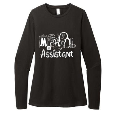 Medical Assistant Womens CVC Long Sleeve Shirt