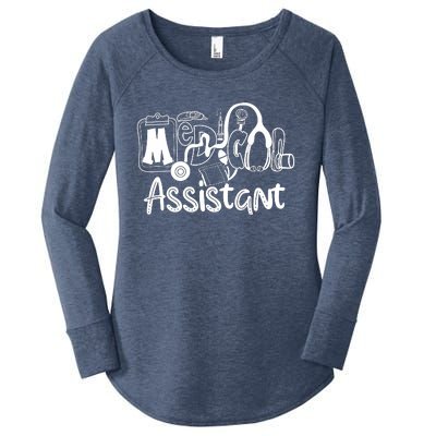 Medical Assistant Women's Perfect Tri Tunic Long Sleeve Shirt