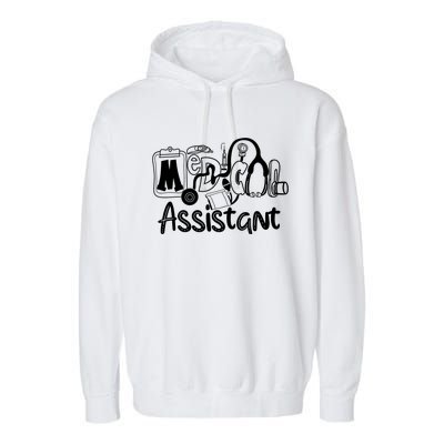 Medical Assistant Garment-Dyed Fleece Hoodie